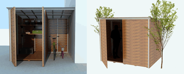 木小屋プラン図